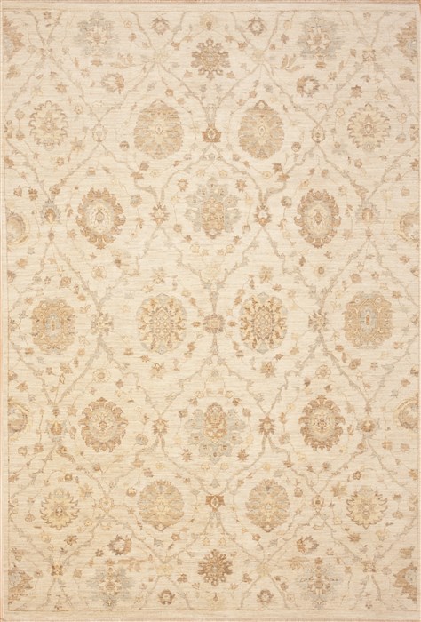 Chobi Beige Hand Knotted 65 X 97  Area Rug 100-12119 Image 0