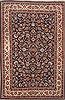 Mashad Blue Hand Knotted 69 X 99  Area Rug 100-12121 Thumb 0