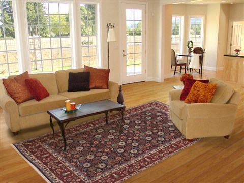 Mahal Red Hand Knotted 611 X 105 Area Rug 100-12123 Image 4