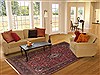 Kashan Red Hand Knotted 67 X 96 Area Rug 100-12126 Thumb 4