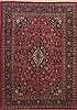 Kashan Red Hand Knotted 67 X 96 Area Rug 100-12126 Thumb 0