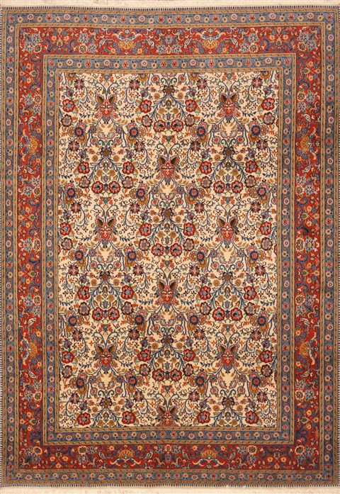 Birjand Beige Hand Knotted 67 X 97 Area Rug 100-12130 Image 0