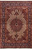 Mood Red Hand Knotted 69 X 101  Area Rug 100-12132 Thumb 0