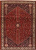 Abadeh Red Hand Knotted 611 X 99  Area Rug 100-12135 Thumb 0