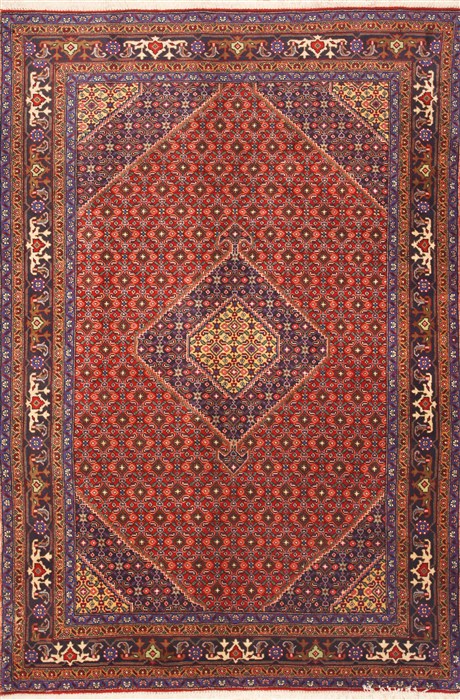 Ardebil Red Hand Knotted 66 X 97  Area Rug 100-12139 Image 0