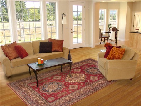 Kazak Red Hand Knotted 65 X 810 Area Rug 100-12141 Image 4