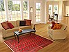 Bokhara Red Hand Knotted 54 X 83  Area Rug 100-12142 Thumb 4