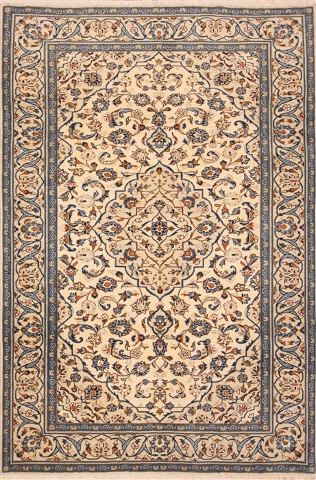 Ardakan White Hand Knotted 65 X 97  Area Rug 100-12147 Image 0
