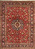 Tabriz Red Hand Knotted 70 X 99  Area Rug 100-12149 Thumb 0
