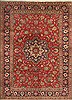 Tabriz Red Hand Knotted 70 X 99 Area Rug 100-12149 Thumb 0