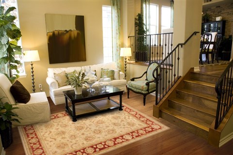Chobi Beige Hand Knotted 69 X 99 Area Rug 100-12160 Image 3