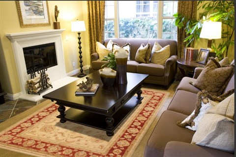 Chobi Beige Hand Knotted 69 X 99 Area Rug 100-12160 Image 2