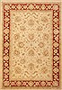 Chobi Beige Hand Knotted 69 X 99 Area Rug 100-12160 Thumb 0