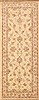Chobi Beige Runner Hand Knotted 26 X 64  Area Rug 100-12161 Thumb 0