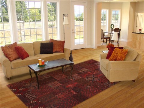 Bokhara Red Hand Knotted 61 X 89 Area Rug 100-12164 Image 4