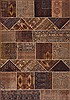 Patchwork Brown Hand Knotted 62 X 811  Area Rug 100-12165 Thumb 0