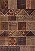 Patchwork Brown Hand Knotted 62 X 811 Area Rug 100-12165 Thumb 0