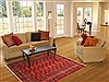 Bokhara Red Hand Knotted 42 X 62 Area Rug 100-12166 Thumb 5