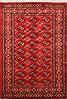 Bokhara Red Hand Knotted 42 X 62  Area Rug 100-12166 Thumb 0