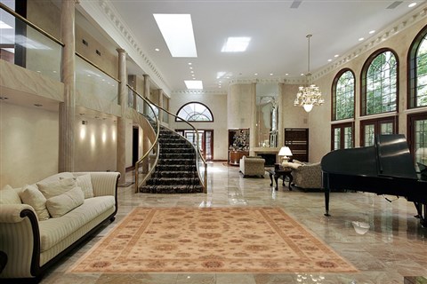 Chobi Beige Hand Knotted 60 X 90 Area Rug 100-12171 Image 1