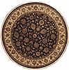 Jaipur Black Round Hand Knotted 60 X 60  Area Rug 100-12175 Thumb 0