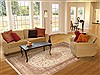 Pak-Persian Beige Hand Knotted 81 X 102 Area Rug 100-12182 Thumb 4