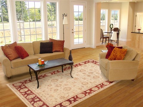 Chobi Beige Hand Knotted 66 X 910 Area Rug 100-12184 Image 4