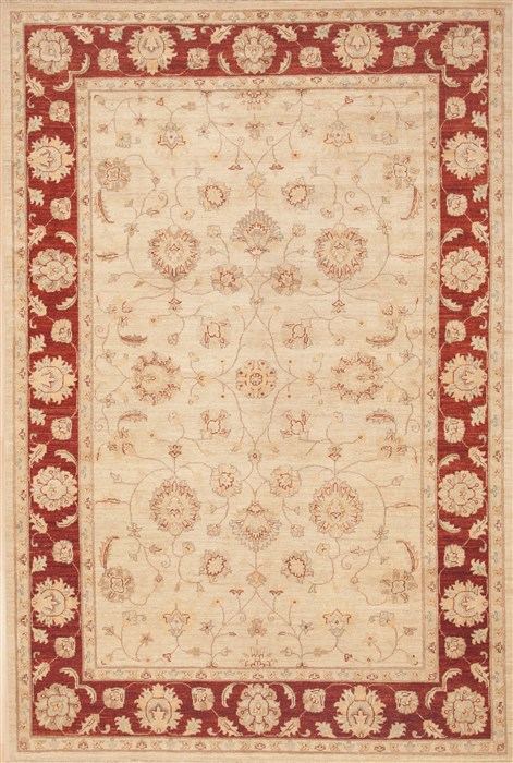 Chobi Beige Hand Knotted 66 X 910 Area Rug 100-12184 Image 0
