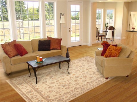 Chobi Beige Hand Knotted 710 X 103 Area Rug 100-12185 Image 4
