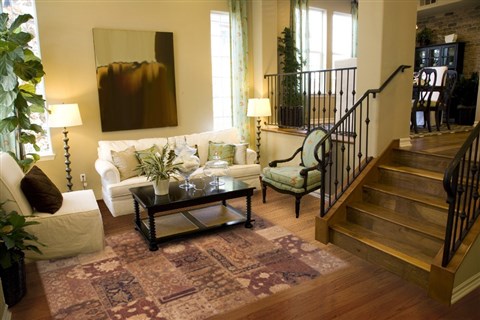 Patchwork Brown Hand Knotted 82 X 99 Area Rug 100-12186 Image 3