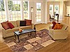 Patchwork Brown Hand Knotted 611 X 101 Area Rug 100-12187 Thumb 4