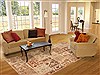 Patchwork Beige Hand Knotted 80 X 99  Area Rug 100-12189 Thumb 4