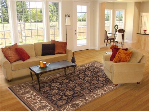 Jaipur Black Hand Knotted 711 X 911 Area Rug 100-12191 Image 4