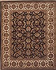 Jaipur Black Hand Knotted 81 X 102  Area Rug 100-12192 Thumb 0