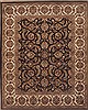 Jaipur Black Hand Knotted 81 X 102  Area Rug 100-12192 Thumb 0