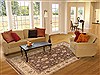 Ziegler Brown Hand Knotted 80 X 101  Area Rug 100-12193 Thumb 4