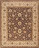 Ziegler Brown Hand Knotted 80 X 101  Area Rug 100-12193 Thumb 0