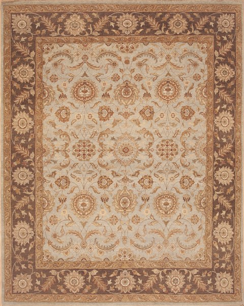 Ziegler Blue Hand Knotted 80 X 100 Area Rug 100-12194 Image 0