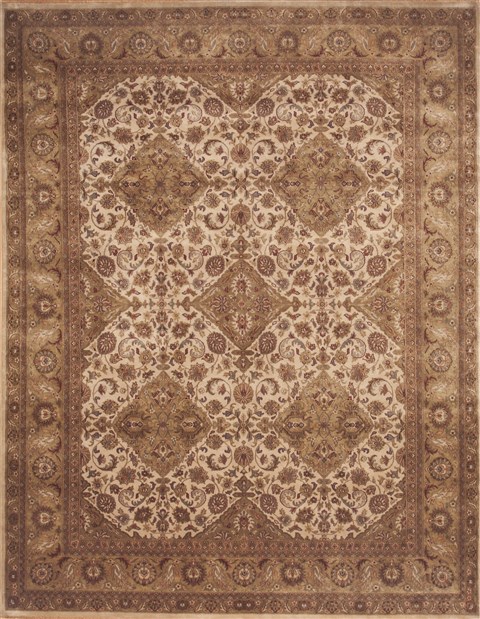 Jaipur Beige Hand Knotted 710 X 101 Area Rug 100-12196 Image 0