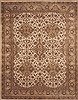 Jaipur Beige Hand Knotted 710 X 101  Area Rug 100-12196 Thumb 0