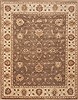 Ziegler Brown Hand Knotted 80 X 103  Area Rug 100-12199 Thumb 0
