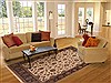 Jaipur White Hand Knotted 80 X 100 Area Rug 100-12200 Thumb 4