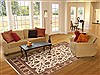 Jaipur White Hand Knotted 81 X 102 Area Rug 100-12201 Thumb 4