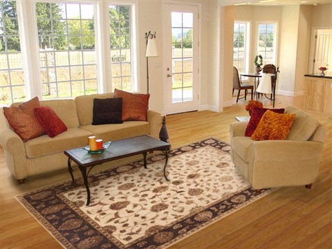 Jaipur Beige Hand Knotted 80 X 100 Area Rug 100-12202 Image 4