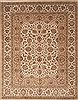 Jaipur Beige Hand Knotted 79 X 100  Area Rug 100-12204 Thumb 0