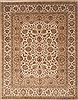 Jaipur Beige Hand Knotted 79 X 100 Area Rug 100-12204 Thumb 0