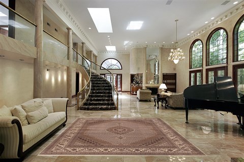 Mahi Beige Hand Knotted 83 X 99 Area Rug 100-12207 Image 1