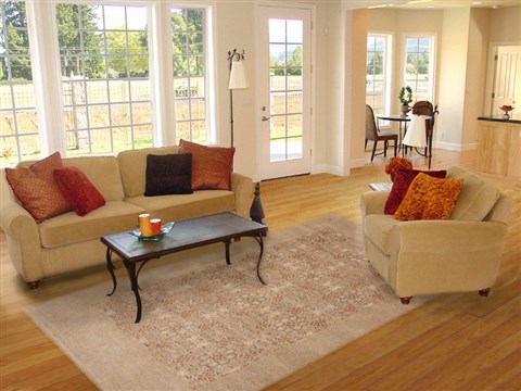 Chobi Beige Hand Knotted 80 X 1010 Area Rug 100-12218 Image 4
