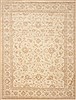 Chobi Beige Hand Knotted 89 X 115  Area Rug 100-12220 Thumb 0