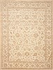 Chobi Beige Hand Knotted 89 X 115  Area Rug 100-12220 Thumb 0